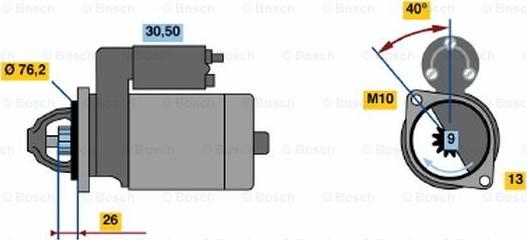 BOSCH 0 001 110 130 - Starter www.molydon.hr