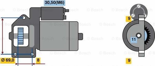 BOSCH 0 001 148 009 - Starter www.molydon.hr