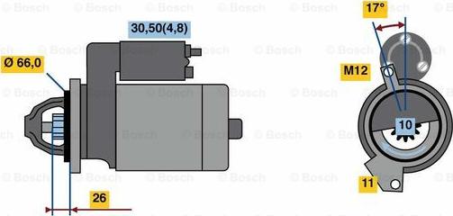 BOSCH 0 001 139 045 - Starter www.molydon.hr