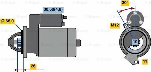 BOSCH 0 001 138 019 - Starter www.molydon.hr