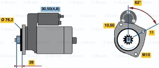 BOSCH 0 001 125 519 - Starter www.molydon.hr