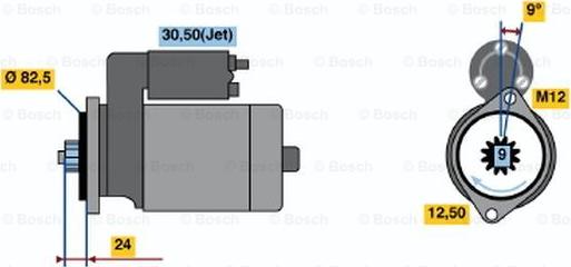 BOSCH 0 001 125 517 - Starter www.molydon.hr