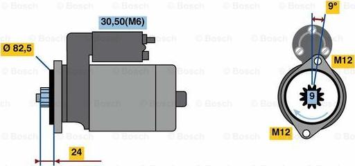 BOSCH 0 001 125 602 - Starter www.molydon.hr