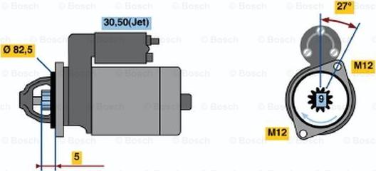 BOSCH 0 001 125 053 - Starter www.molydon.hr