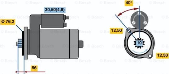 BOSCH 0 001 123 018 - Starter www.molydon.hr