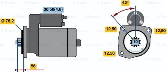 BOSCH 0 001 121 408 - Starter www.molydon.hr