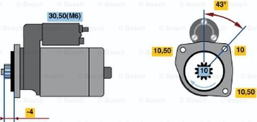 BOSCH 0 001 121 422 - Starter www.molydon.hr