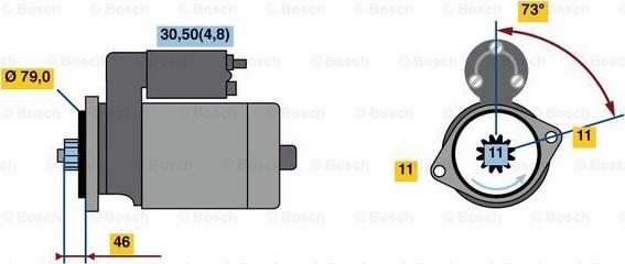 BOSCH 0 001 123 044 - Starter www.molydon.hr