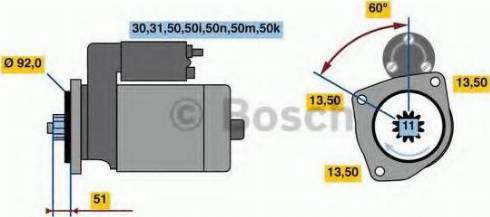 BOSCH 0 001 340 503 - Starter www.molydon.hr