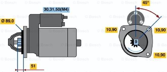 BOSCH 0 001 369 019 - Starter www.molydon.hr