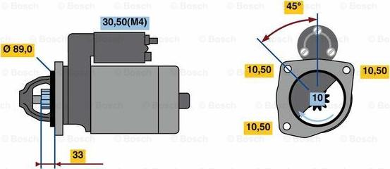 BOSCH 0 001 369 106 - Starter www.molydon.hr