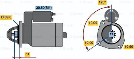 BOSCH 0 001 364 300 - Starter www.molydon.hr