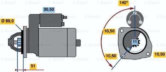 BOSCH 0 001 364 206 - Starter www.molydon.hr