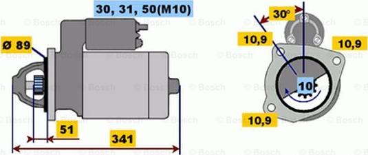 BOSCH 0 001 368 044 - Starter www.molydon.hr