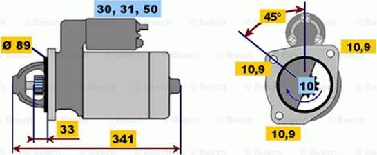 BOSCH 0 001 368 064 - Starter www.molydon.hr