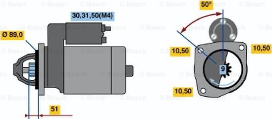 BOSCH 0 001 368 061 - Starter www.molydon.hr