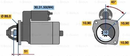 BOSCH 0 001 368 067 - Starter www.molydon.hr