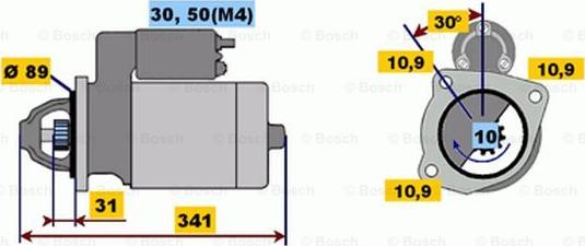 BOSCH 0 001 368 016 - Starter www.molydon.hr