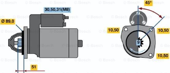 BOSCH 0 001 368 017 - Starter www.molydon.hr