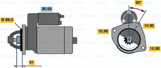 BOSCH 0 986 011 360 - Starter www.molydon.hr