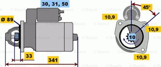 BOSCH 0 001 368 026 - Starter www.molydon.hr