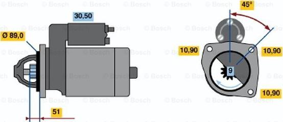 BOSCH 0 001 368 021 - Starter www.molydon.hr