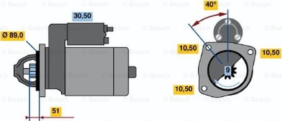 BOSCH 0 001 368 028 - Starter www.molydon.hr