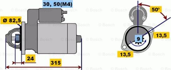 BOSCH 0 001 362 058 - Starter www.molydon.hr