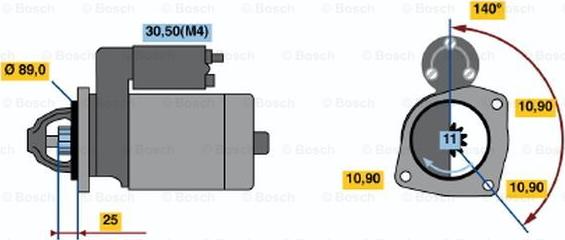 BOSCH 0 001 362 301 - Starter www.molydon.hr