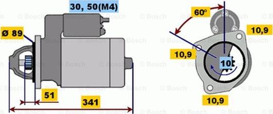 BOSCH 0 001 367 066 - Starter www.molydon.hr