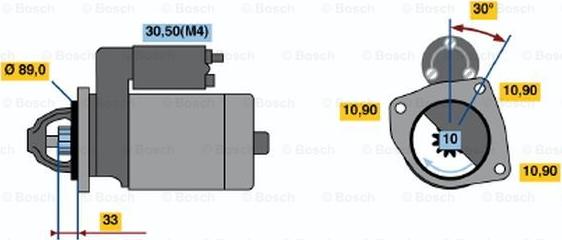 BOSCH 0 001 368 040 - Starter www.molydon.hr