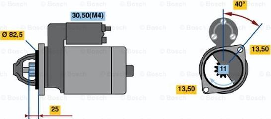 BOSCH 0 001 367 024 - Starter www.molydon.hr