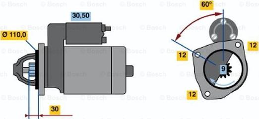 BOSCH 0 001 367 028 - Starter www.molydon.hr