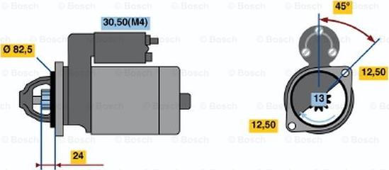 BOSCH 0 001 314 031 - Starter www.molydon.hr