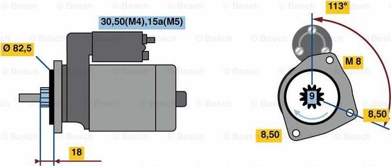 BOSCH 0 001 316 001 - Starter www.molydon.hr