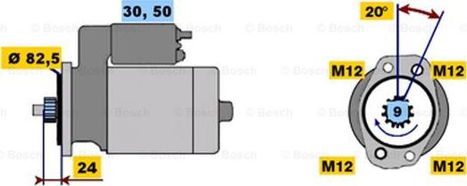 BOSCH 0 001 312 103 - Starter www.molydon.hr