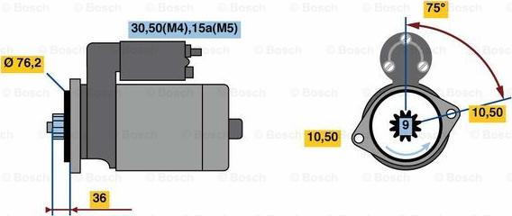 BOSCH 0 001 312 110 - Starter www.molydon.hr