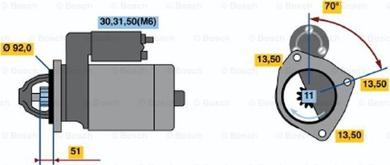 BOSCH 0 001 371 004 - Starter www.molydon.hr