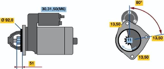 BOSCH 0001371019 - Starter www.molydon.hr