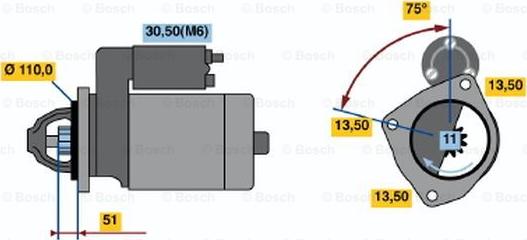 BOSCH 0 001 372 007 - Starter www.molydon.hr