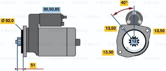 BOSCH 0 001 241 005 - Starter www.molydon.hr