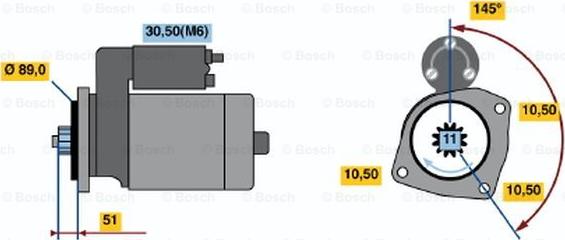 BOSCH 0 001 241 008 - Starter www.molydon.hr