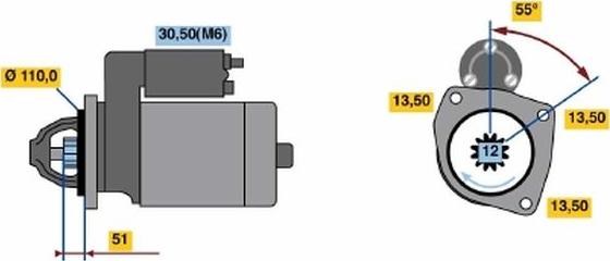 BOSCH 0 001 241 019 - Starter www.molydon.hr