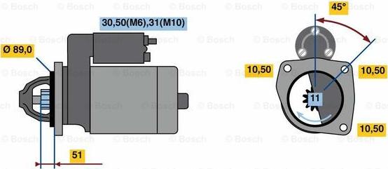 BOSCH 0 001 263 014 - Starter www.molydon.hr