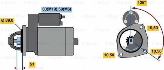 BOSCH 0 001 263 016 - Starter www.molydon.hr