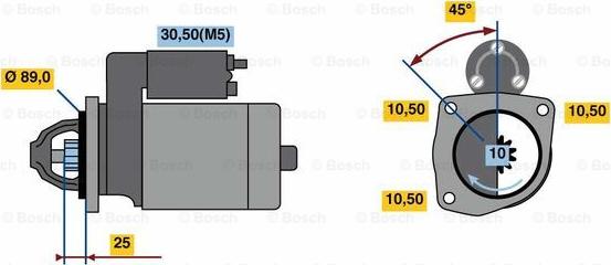 BOSCH 0 001 263 010 - Starter www.molydon.hr