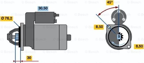 BOSCH 0 001 211 225 - Starter www.molydon.hr