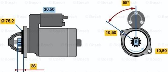 BOSCH 0 001 212 402 - Starter www.molydon.hr