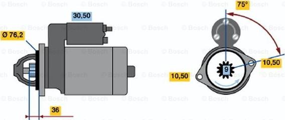 BOSCH 0 001 212 208 - Starter www.molydon.hr