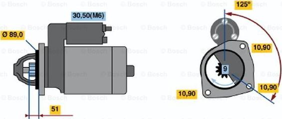 BOSCH 0 001 230 001 - Starter www.molydon.hr